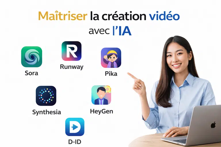  création vidéo avec l’intelligence artificielle IA