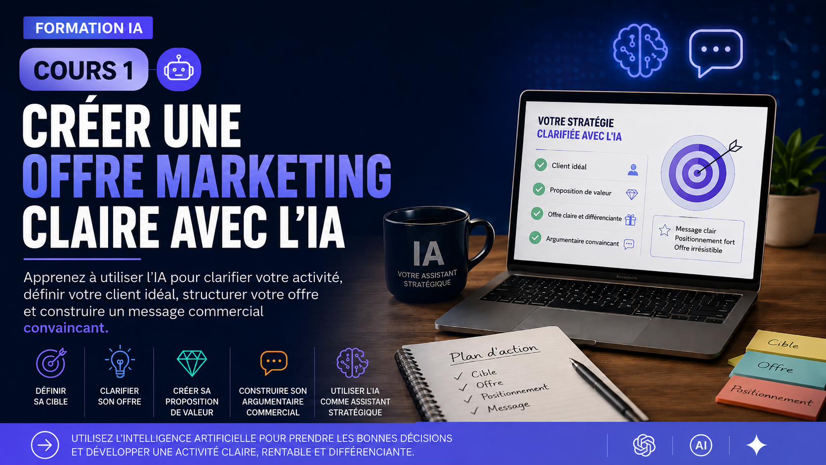  Créer une offre marketing claire avec l’IA